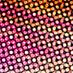 Vivid Pink and Orange Halftone Circles Pattern with Fun Polka Dot Pop Art Theme - High resolution illustration, suitable for graphic design or background use.