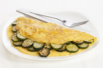 Omelet with Zucchini