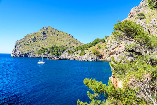 Torrent de Pareis and Port de Sa Calobra - beautiful coast of Mallorca, Spain