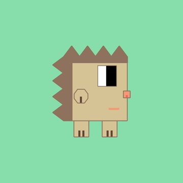 Cubic hedgehog.