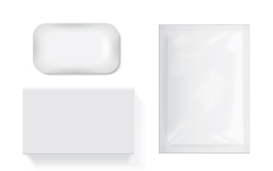 box soap for your design EPS10 Vector Mock up easily change the color of the soap 