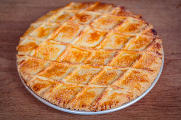 Apple pie dessert.