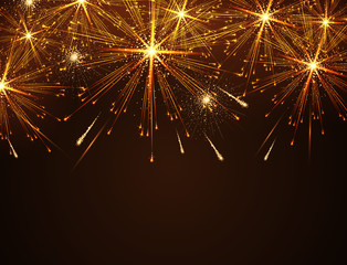Vector holiday firework