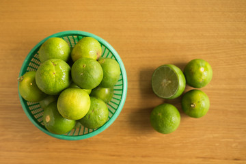 Fototapeta na wymiar Fresh limes