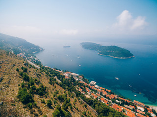 Island Lokrum. Near Old Town Dubrovnik in Croatia.