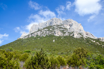 Fototapeta premium Isola di Tavolara, Mare del Nord Sardegna, Olbia,Italy