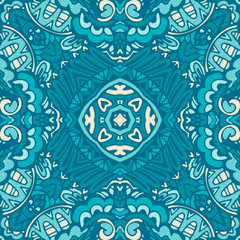 blue damask luxury pattern