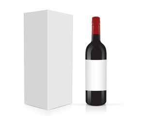 wine for your design and logo Mock Up Vector EPS10