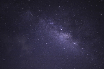 Naklejka na ściany i meble The Milky Way in the middle of the night in krabi thailand.