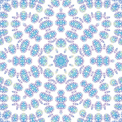 Abstract pattern on white