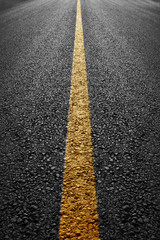 Asphalt Road In Perspective