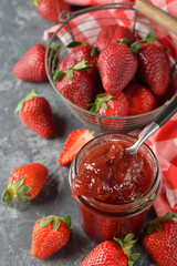 Natural strawberry jam