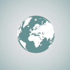 globe earth vector