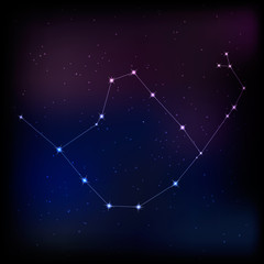 constellation Serpents . vector image of a constellation