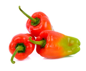 Sweet pepper  isolated on white background