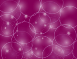 Abstract Sparkling Stars on Red Holiday Background.