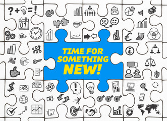 Time for something new! / Puzzle mit Symbole