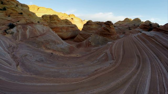 Hiking in Coyote Buttes North, The Wave