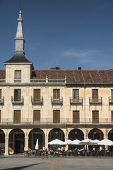 Fototapeta premium Leon (Spain): Plaza Mayor