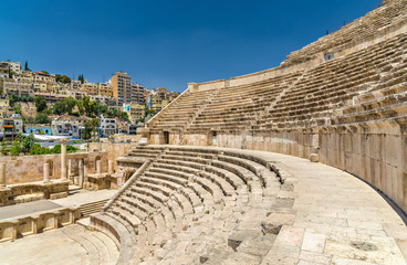 Details of Roman Theater in Amman