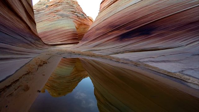 Hiking in Coyote Buttes North, The Wave