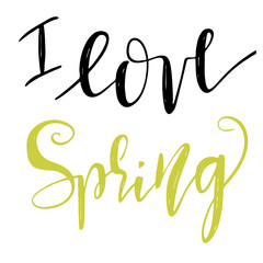 spring lettering phrases