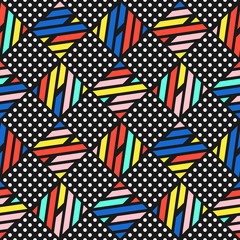 Obraz premium Colorful bright seamless pattern