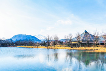 Karuizawa is a mountain resort town, a shopping street district only an hour from Tokyo on the Nagano.