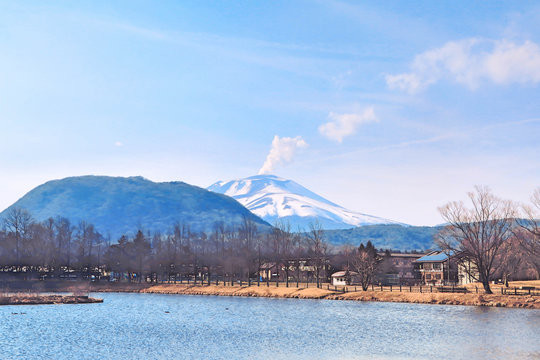 Karuizawa is a mountain resort town, a shopping street district only an hour from Tokyo on the Nagano.