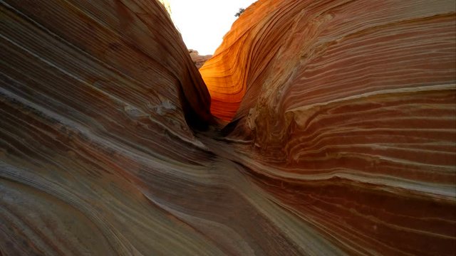 Hiking in Coyote Buttes North, The Wave