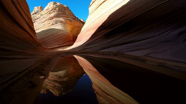 Hiking in Coyote Buttes North, The Wave