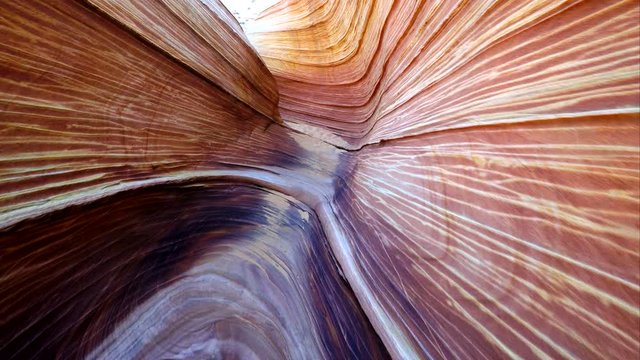 Hiking in Coyote Buttes North, The Wave