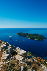 Fototapeta na wymiar Island Lokrum. Near Old Town Dubrovnik in Croatia.