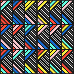 Colorful bright seamless pattern