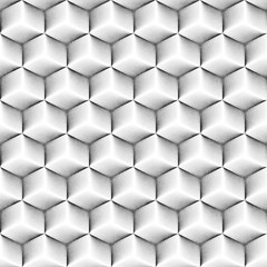 Seamless Monochrome Pattern. Grungy Geometric Shapes Tiling.