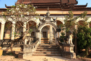 Fototapeta premium Wat Bo in Siem Reap, Cambodia