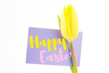 Composite image of happy easter logo