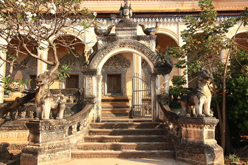 Fototapeta na wymiar Wat Bo in Siem Reap, Cambodia