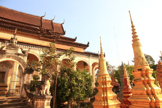 Wat Bo in Siem Reap, Cambodia