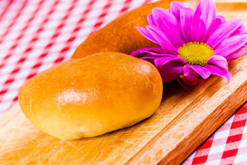 Fried patties with potatoes and cabbage