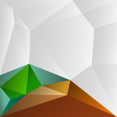 abstract background from triangles with gradient