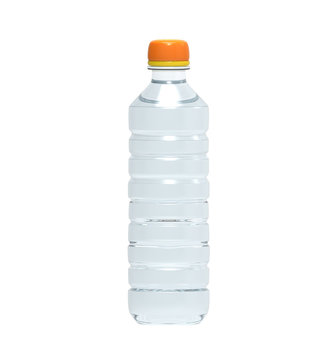 water bottle, isolated on white background