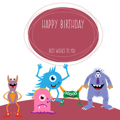 Happy Birthday Monsters