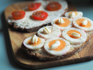 Tasty bread in a kitchen