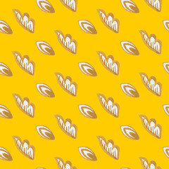 Watercolor seamless pattern in Indonesian fabric style