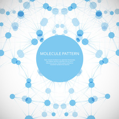 Abstract geometric lattice,  molecules on same chain. Beautiful set of molecular lattice.  Vector composition for design