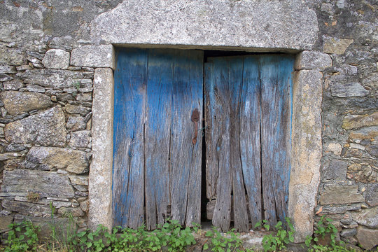 Old Blue Barn Door, Spain