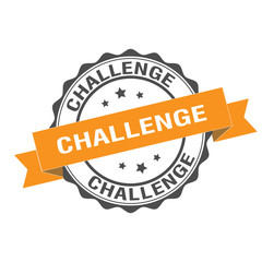 Fototapeta premium Challenge stamp illustration