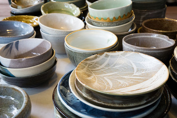 The porcelain plates