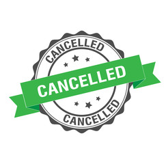 Cancelled stamp illustration